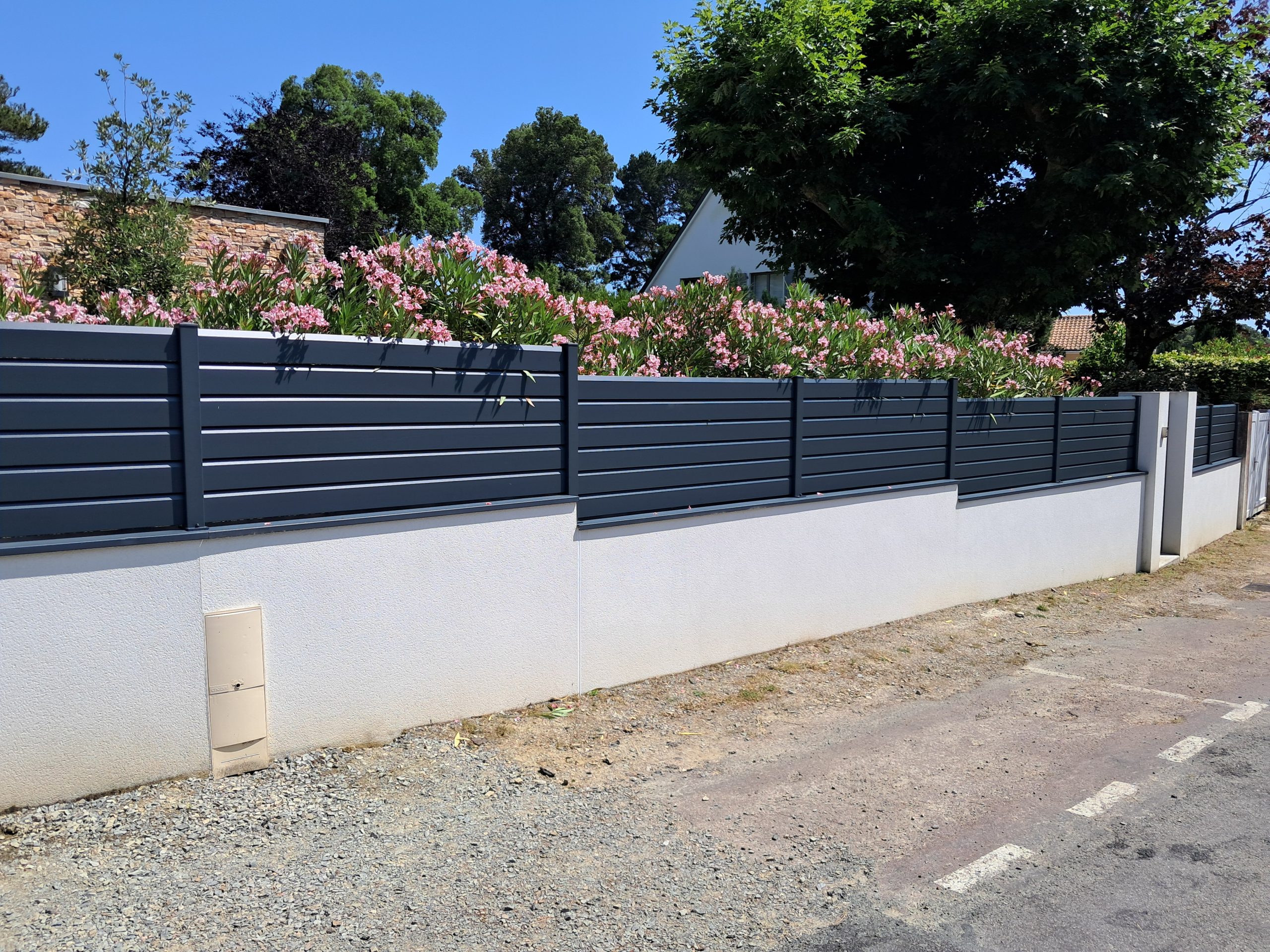 Clôture aluminium Pornic